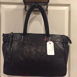 Day & Mood Yvonne Leather Satchel